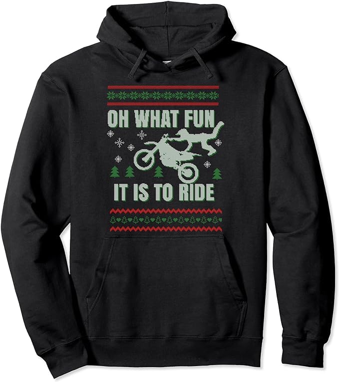 Gulfz Fashions Oh waht Fun it is too Ride Pullover Hoodie Black