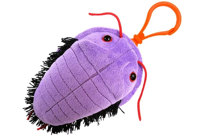 GIANTmicrobes Trilobite Plush Keychain - Learn about Fossils and Prehistoric Creatures, Unique Gift for Family, Friends, Scientists, Nature lovers and Dinosaur Fans