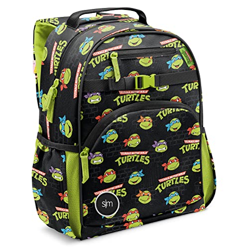 Simple Modern Nickelodeon Viacom Kids Backpack for School Girls and Boys | Elementary Backpack for Teen | Fletcher Collection | Kids - Large (16' tall) | TMNT Turtles Unite