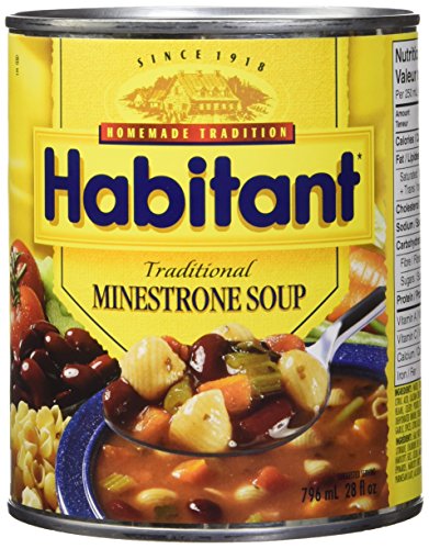 Habitant Traditional Minestrone Soup, 796ml - Imported from Canada