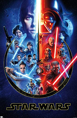 Trends International Star Wars - Skywalker Saga Wall Poster, 22.375' x 34', Unframed Version