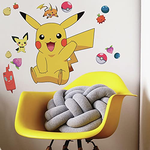 RoomMates RMK4821GM Pikachu Giant Peel and Stick Wall Decals