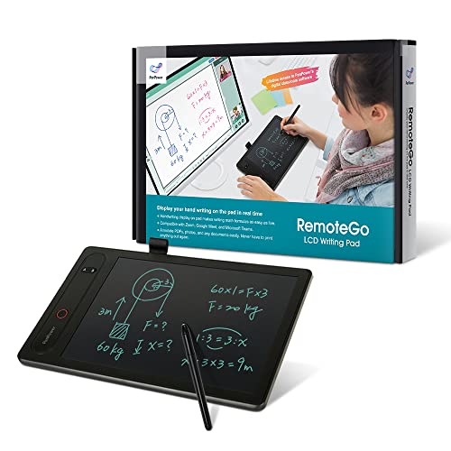 PenPower RemoteGo LCD Writing Pad | 2nd Generation | Visible Handwriting | 3-in-1 Software with Digital Whiteboard, Annotation, and Screen Recording | for Online Course Recording and Remote Teaching