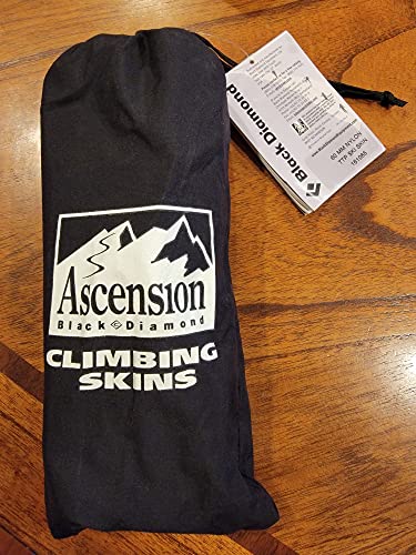 Black Diamond Equipment – Ascension Clipfix TTP Euro-Style Nylon Backcountry Climbing Ski Skins - 60mm - Black - 6cm x 210cm
