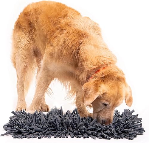 Paw 5 Dog Snuffle Mat for All-Sized Dogs 11'x17' - Interactive Dog Toys - Premium Feeding Mat for Slow Eating & Smell Training - Reduces Boredom & Anxiety - Dog Brain Stimulating Toys
