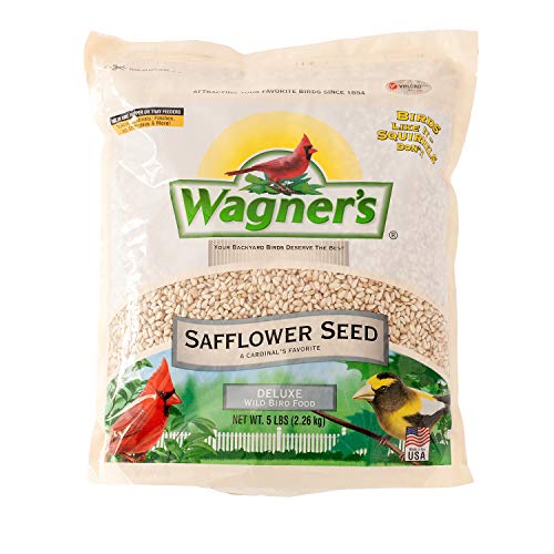 Wagner's 57075 Safflower Seed Wild Bird Food, 5 Pound (Pack of 1)