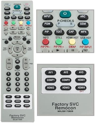 MKJ39170828 Remote Control Replacement for LG Service Remote, Compatible with LG LCD LED TVs