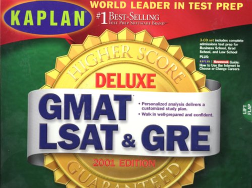 Kaplan GMAT, LSAT, and GRE Deluxe 2001