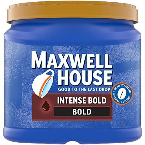 Maxwell House Intense Bold Dark Roast Ground Coffee (26.7 oz Canister)