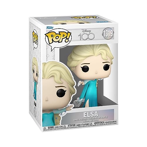 Funko POP! Disney: Disney 100 - Elsa - Collectable Vinyl Figure - Gift Idea - Official Merchandise - Toys for Kids & Adults - Model Figure for Collectors and Display