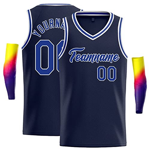 Custom Basketball Jersey Stitched Personalized Name Number 90s Hip Hop Sports Shirts for Men/Youth