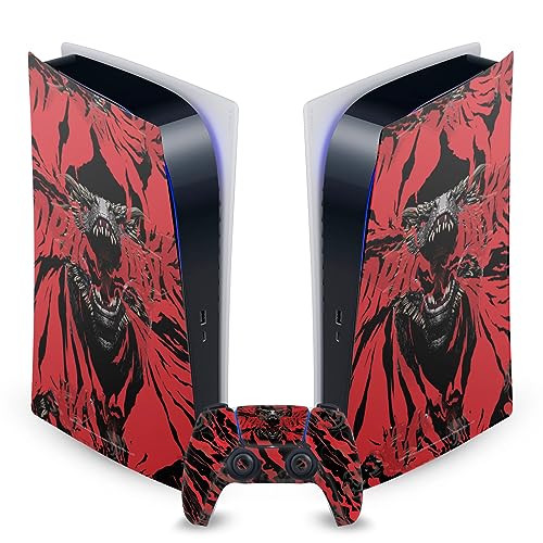 Head Case Designs Officially Licensed HBO Game of Thrones Dracarys Sigils and Graphics Vinyl Faceplate Gaming Skin Decal Compatible With Sony PlayStation 5 PS5 Digital Console and DualSense Controller