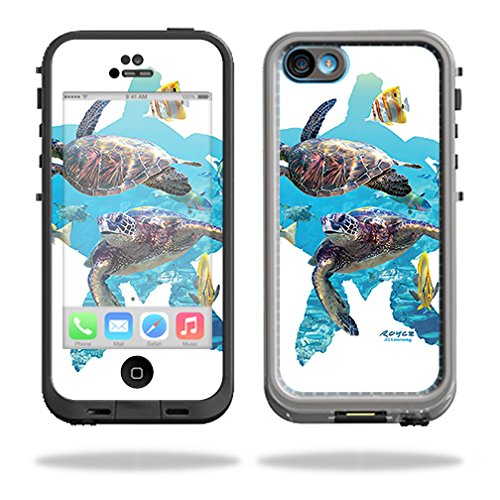 MightySkins Skin Compatible with LifeProof iPhone 5C Fre Case – Turtly Cool | Protective, Durable, and Unique Vinyl Decal wrap Cover | Easy to Apply, Remove, and Change Styles | Made in The USA