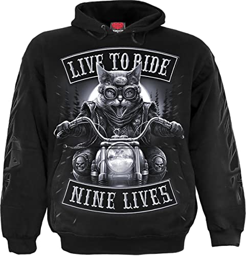 Spiral - Nine Lives - Hoody Black - M