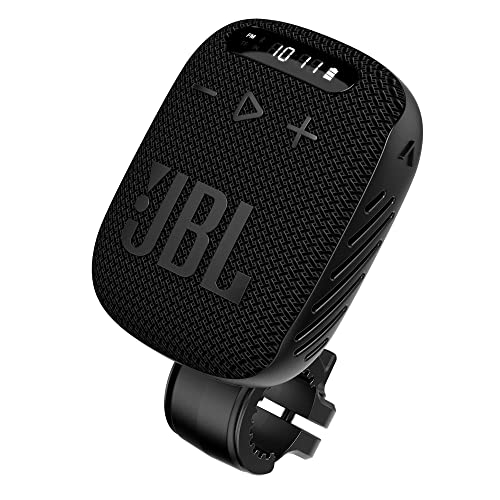 JBL Wind 3 FM Bluetooth Handlebar Speaker, Black