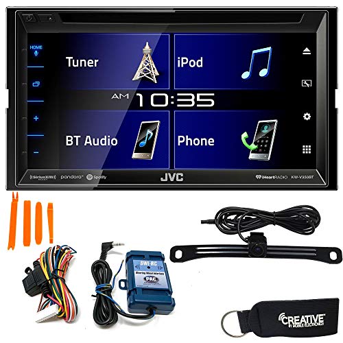 JVC KW-V350BT 6.8' Receiver with Bluetooth, 13-Band EQ + SWI-RC Steering Wheel Control Interface & Back-Up Camera