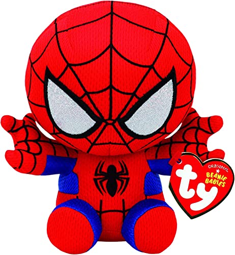 Ty Spiderman Plush, Red/blue, Regular