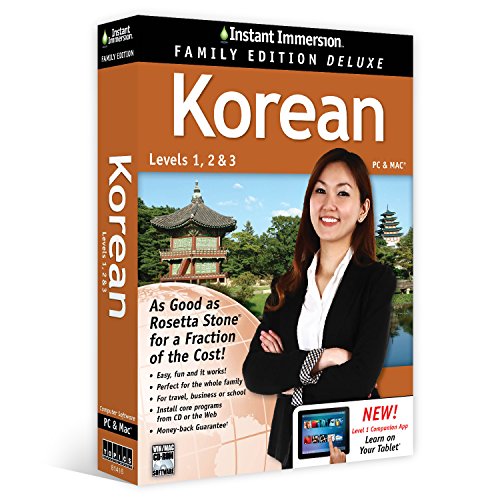 Learn Korean: Instant Immersion Family Edition Language Software Set - 2016 Edition