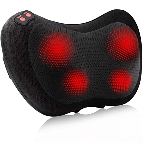 Papillon Back Massager,Shiatsu Neck Massager for Pain Relief,Electric Shoulder Foot Massage Pillow with Heat,Gifts for Mothers Day,Christmas Gifts for Women/Men,Deep Tissue Kneading for Waist,Legs