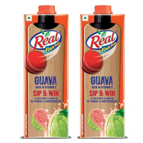 Real Fruit Juice, Guava, 1L (Pack of 2)