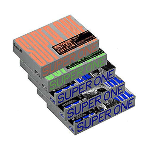 SUPER M [SUPER ONE] 1st Regular Album RANDOM VER. 1p CD+104p Photo Book+16p Booklet+32p Photo Booklet+1p Post Card+1p Photo Card +2p Random Poster(On pack)+TRACKING CODE K-POP SEALED