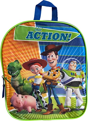 Fast Forward Toy Story ''Action'' 11'' Mini Backpack (Blue-Green)