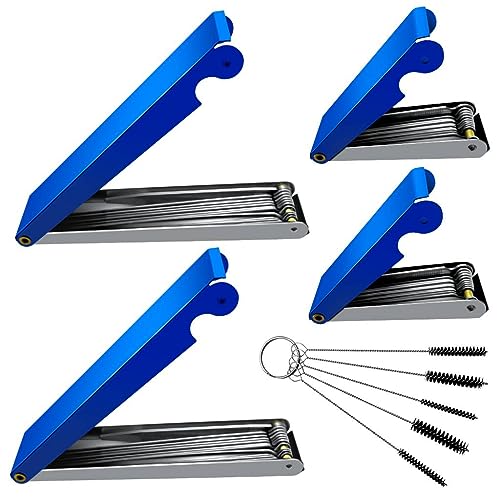 Strongthium Cutting Torch Tip Cleaner Tool kit for Welding Stove Gas Nozzles Carb Carburetor Jet Sprinklers and Shower Heads Orifices Wires Needles in Set