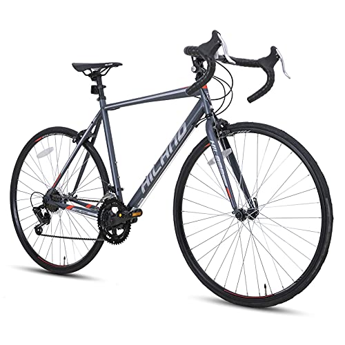 Hiland Road Bike 700C Racing Bicycle with Shimano 14 Speeds Black 54cm