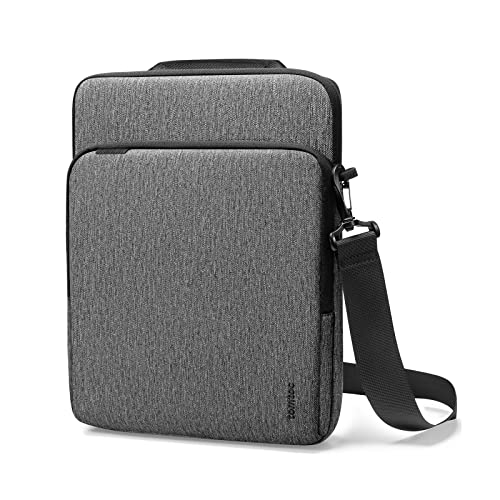 tomtoc 360 Protective Laptop Shoulder Bag Designed for 16-inch New MacBook Pro M3/M2/M1 Pro/Max A2991 A2780 A2485 A2141 2023-2019, Water-Resistant Well-Organized Accessory Sleeve Case with Handle