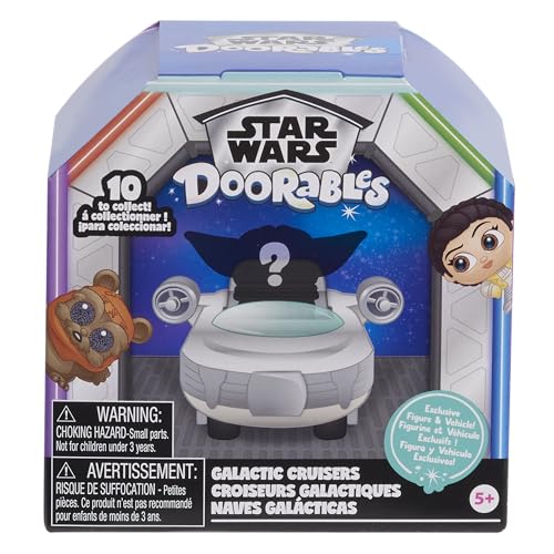 Just Play Star Wars Doorables Galactic Cruisers, Collectible Figures and Vehicles, Kids Toys for Ages 5 Up