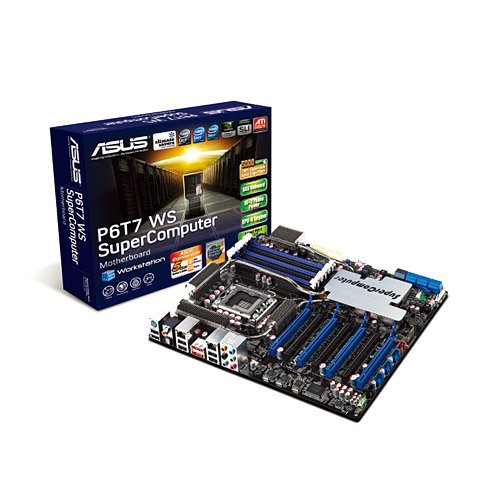 Asus P6T7 WS SuperComputer LGA1366/ Intel X58/ DDR3/ CrossFireX & 3-Way SLI/A&2GL/ CEB ATX Motherboards