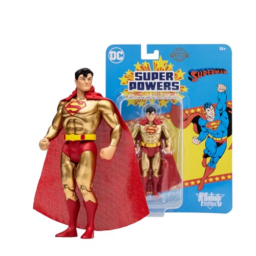 McFarlane Toys DC Direct - Super Powers 5IN Figures WV7 - Superman (Gold Edition)(SP 40TH Anniversary)