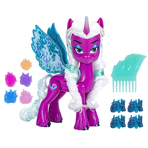 My Little Pony Dolls Opaline Arcana Wing Surprise, 5-Inch Toy Alicorn with Accessories, Toys for 5 Year Old Girls and Boys