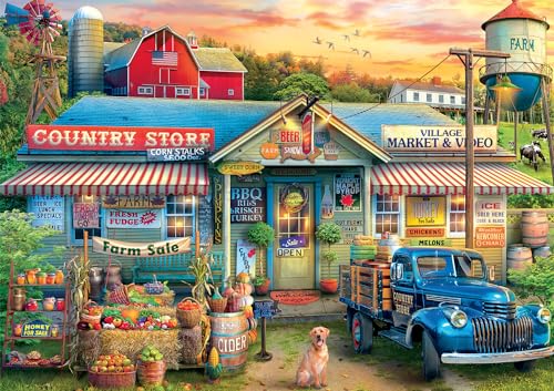 Buffalo Games - Farm Sale - 500 Piece Jigsaw Puzzle for Adults Challenging Puzzle Perfect for Game Nights - Finished Size 21.25 x 15.00