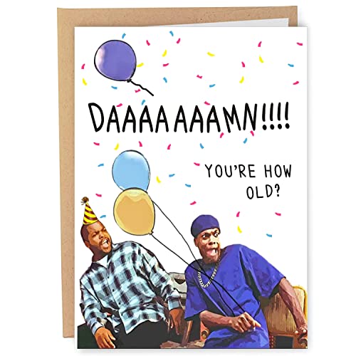 VERSAINSECT amn You're How Old Meme Birthday Card For Men Women Him Her