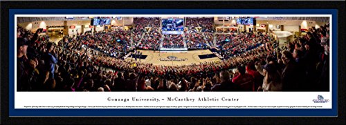 Gonzaga Bulldogs Basketball - 42x15.5-inch Single Mat, Select Framed Picture by Blakeway Panoramas