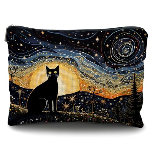 Likjad cat lover gifts for women,Cat makeup bag,cat gifts,Cat cosmetic bag,cat gifts for cat lovers,cat gifts for women,cat mom gifts,cat gifts for girls (11)