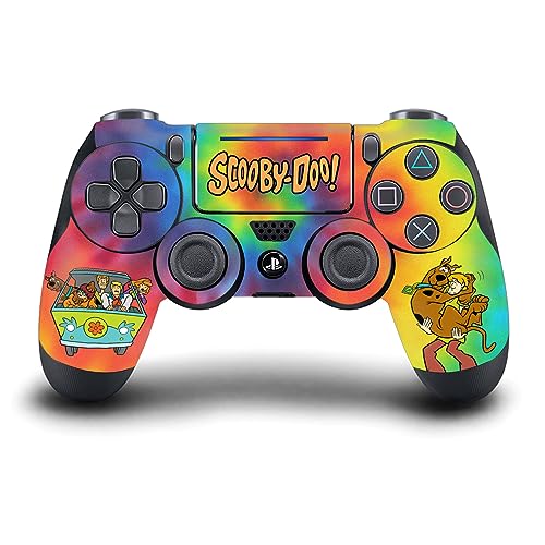 Head Case Designs Officially Licensed Scooby-Doo Tie Dye Graphics Vinyl Sticker Gaming Skin Decal Cover Compatible with Sony Playstation 4 PS4 DualShock 4 Controller