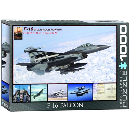 EuroGraphics F-16 Fighting Falcon Puzzle (1000-Piece), Model:6000-4956