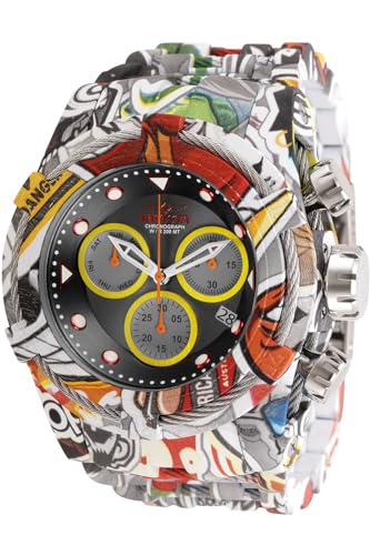 Invicta 30065 Bolt Zeus Stainless Steel Red/Yellow/Dark Grey/Aqua Plating Men's Watch