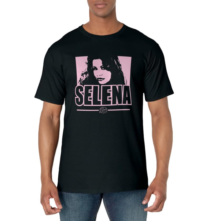 Selena Quintanilla - Selena Pink Block T-Shirt