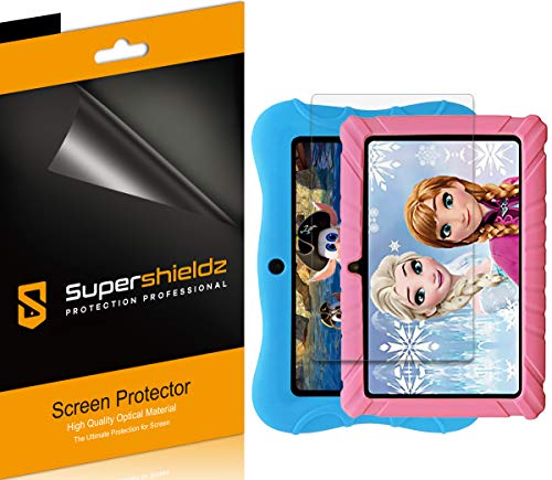 Supershieldz (3 Pack) Designed for Contixo 7 inch Kids Learning Tablet (V8-2 / V8-3 / V9-3) Screen Protector, High Definition Clear Shield (PET)