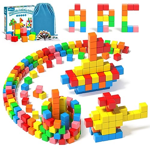 42PCS Magnetic Blocks, Gifts for 3 4 5 6 Year Old, Magnet Building Blocks for Toddlers, Girls & Boys, Sensory - Montessori - Autism - Magnetic Toys for Kids Ages 3-5 4-8