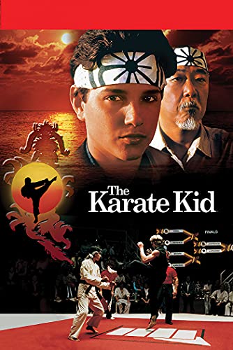 The Karate Kid 1984 - Movie Poster (Daniel & Mr. Miyagi) (Size: 24' x 36')