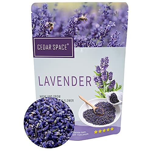 Dried Lavender Flowers for Home Fragrance Sachets Grade Dried Lavender Flowers for Tea, Baking, Lemonade, Baths, Wedding Decoration, Fresh Fragrance