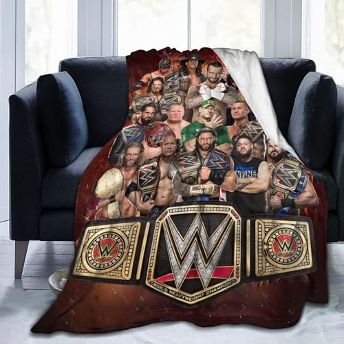 Fighting Photo Collage Throw Ultra Soft Fleece Blankets Luxury Plush Cozy Flannel Lightweight Blanket for Bed,Sofa Suitable for All Seas 50'X40'