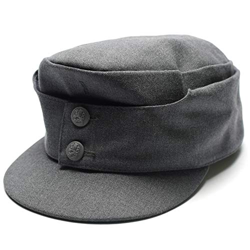 Genuine Finnish army M65 field cap. Finland military issue surplus wool hat, Gray, Large