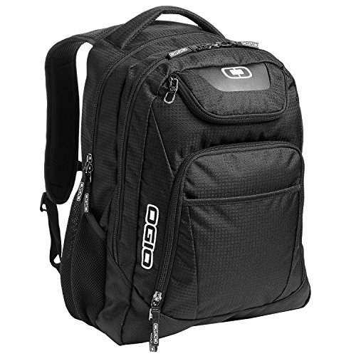 Ogio 411069-BLACK Business Excelsior 17' Laptop Backpack/Rucksack, Black/Silver