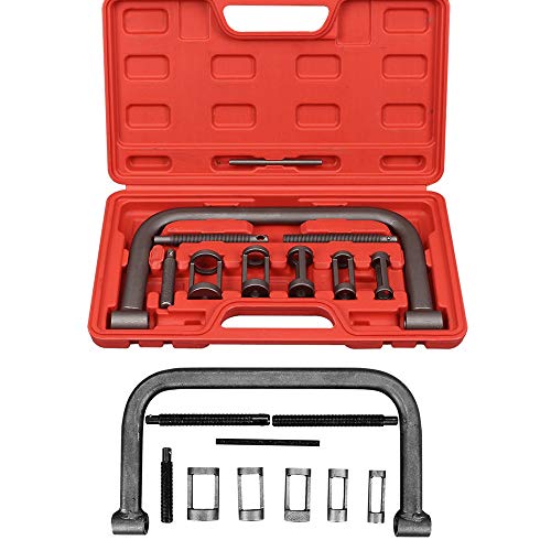 Valve Spring Compressor, Auto Compression Clamp Tool Service Kit for ATV, Car, Motorcycle,Small Engine Vehicle Equipment,Valve Spring Compressor ToolsAutomotive Tool C Clamp Service Set,10 Pcs