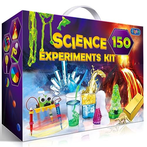 UNGLINGA 150 Experiments Science Kits for Kids, STEM Project Educational Toys for Boys Girls Birthday Gifts Ideas, Volcano, Chemistry Lab Scientifi Tools Scientist Set